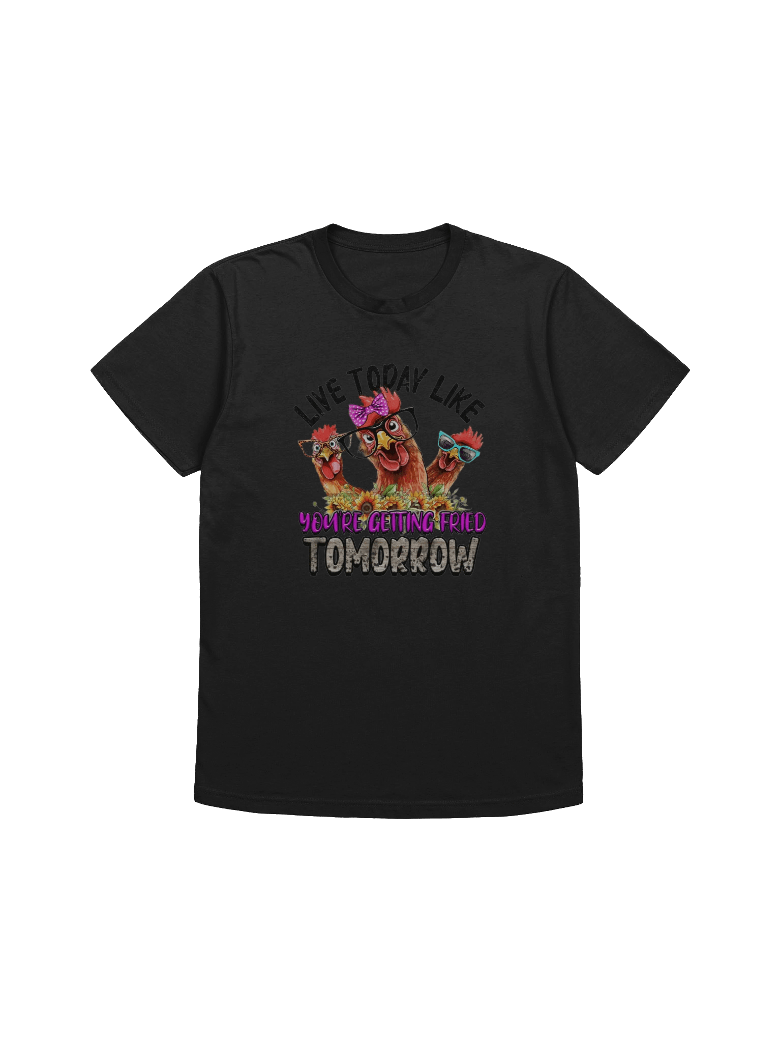Fried Tomorrow Chickens Graphic Tee product image (3)