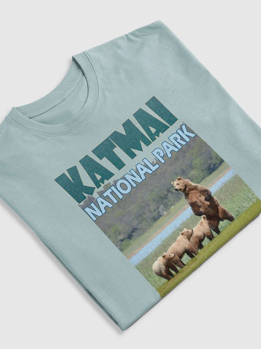 Katmai National Park Bear and Cubs Premium Tee product image (28)