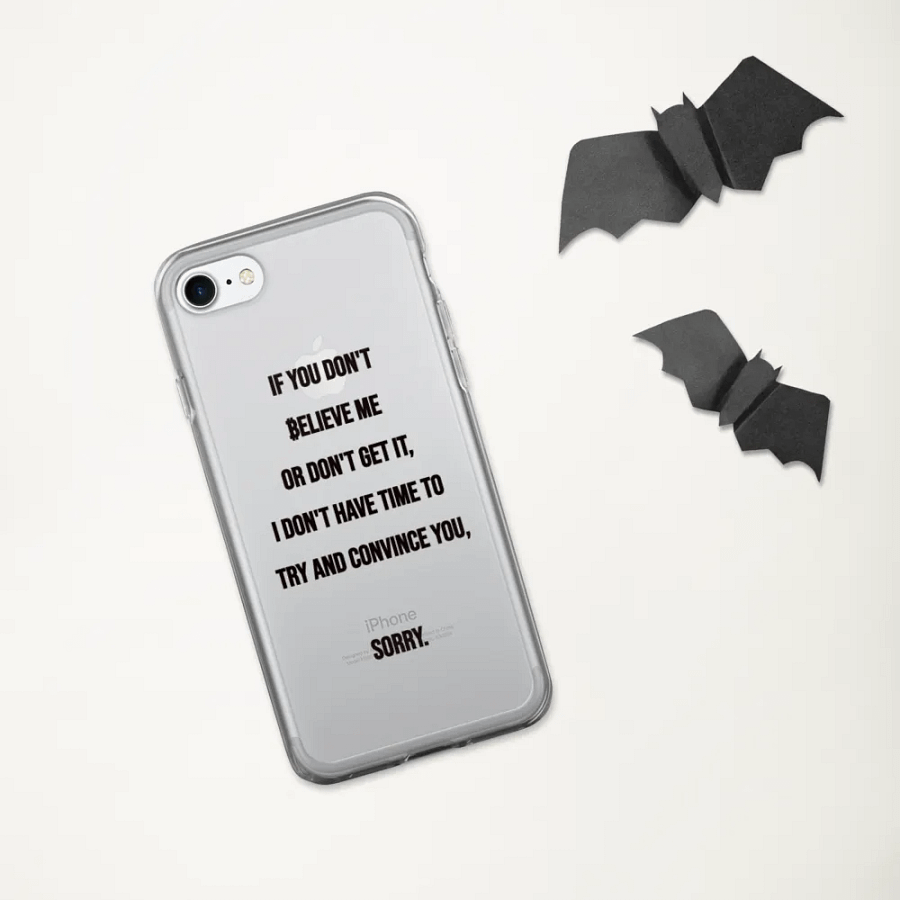SATOSHI Quote - iPhone Clear Case product image (6)