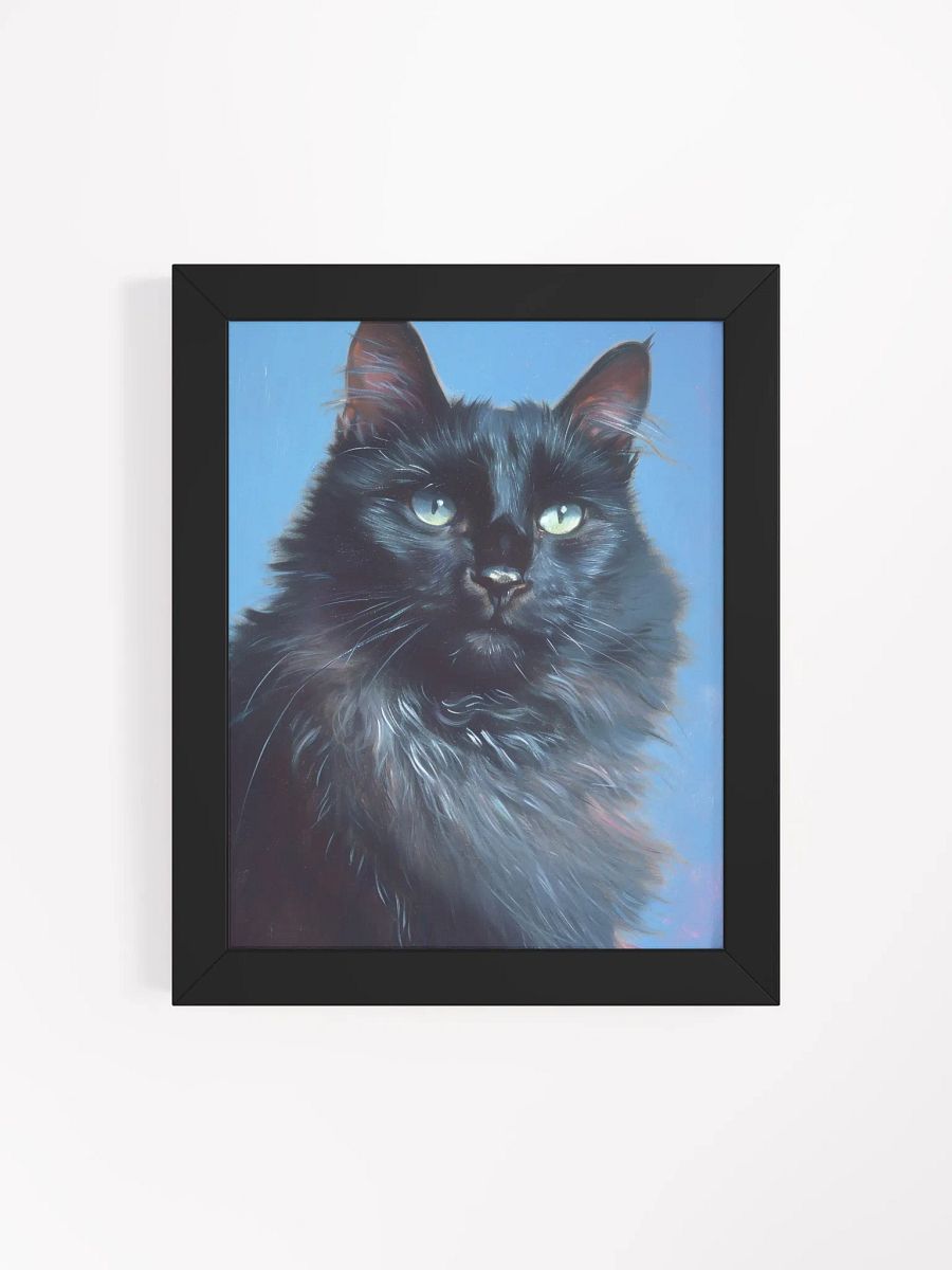 Ethereal Gaze - Framed Matte Cat Poster product image (7)