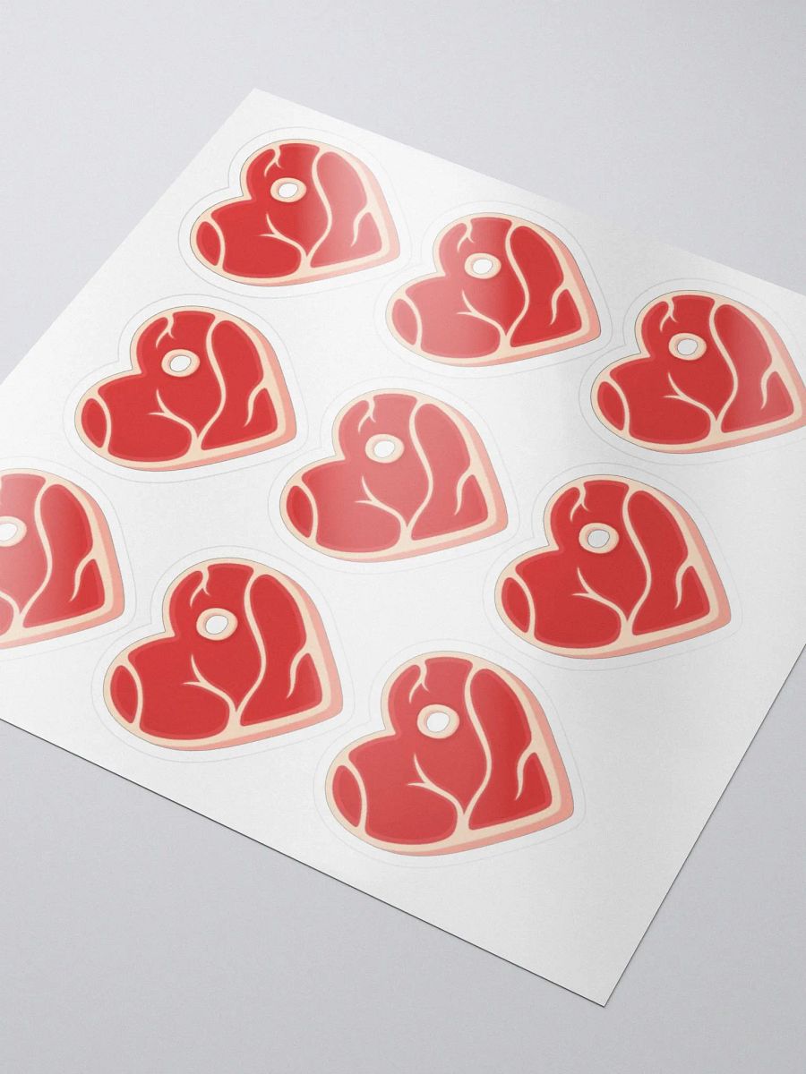 Mini Steak Heart Stickers product image (3)