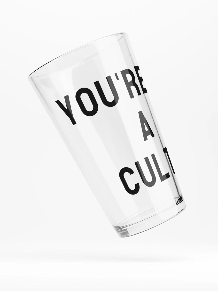 Pris- You're In A Cult - Black Glossy Mug -Shaker Pint Glass product image (4)