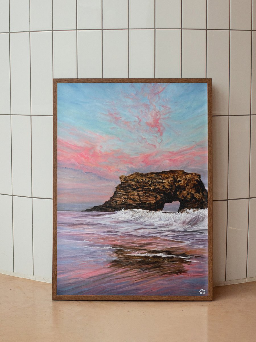 Natural Bridge, State Beach Art Print product image (3)