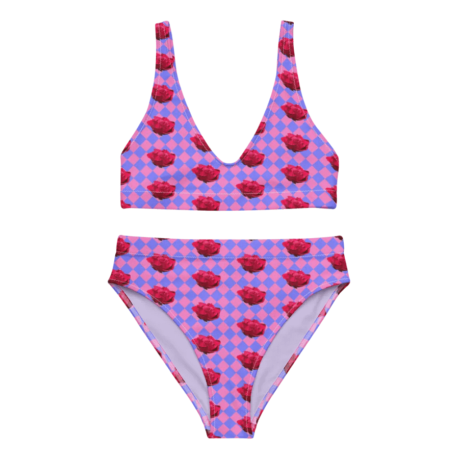 Rosy bikini {melon and periwinkle} product image (2)