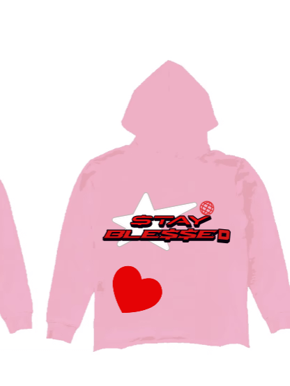 Astro pink Valentines pullover hoodie product image (2)