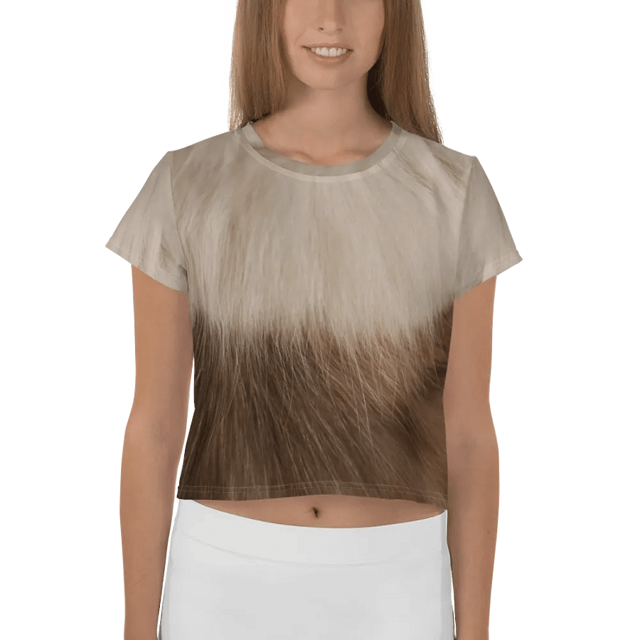 Ragdoll Cat Crop Tee product image (1)