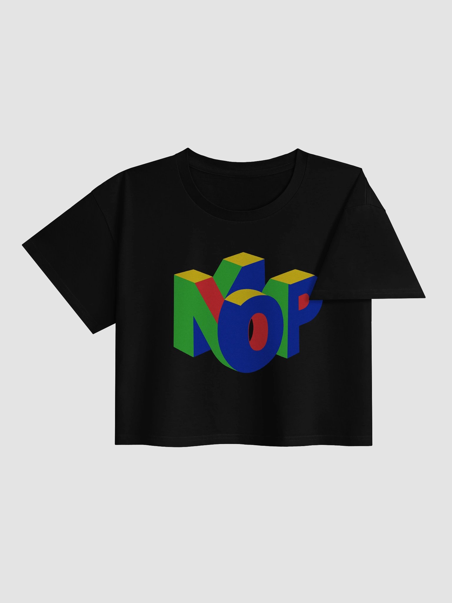 NOP 69 Logo Crop Top (black) product image (4)