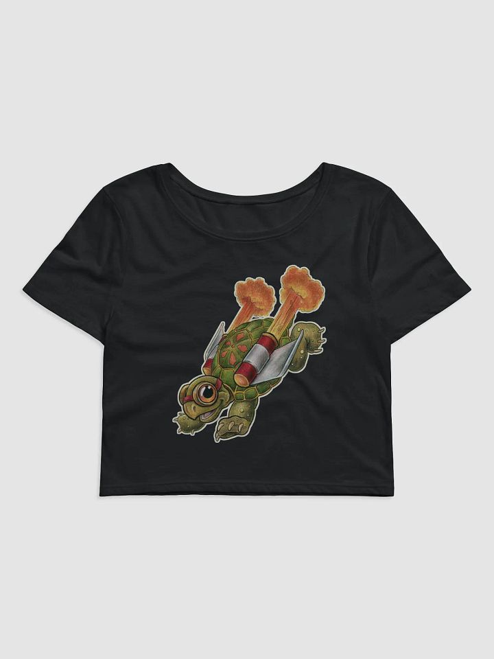 Jetpack Tortoise - SharpTattoos @ Strega Rose Tattoo Arts Crop Tee product image (1)