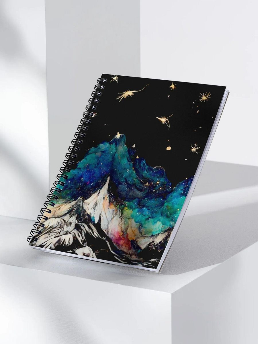 Starry Mountain Dreams Spiral Notebook product image (3)