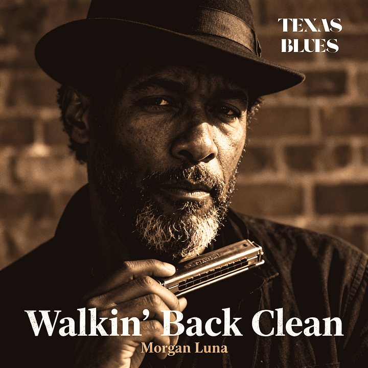 Walkin’ Back Clean – Morgan Luna (Texas Blues) | Digital Download product image (1)