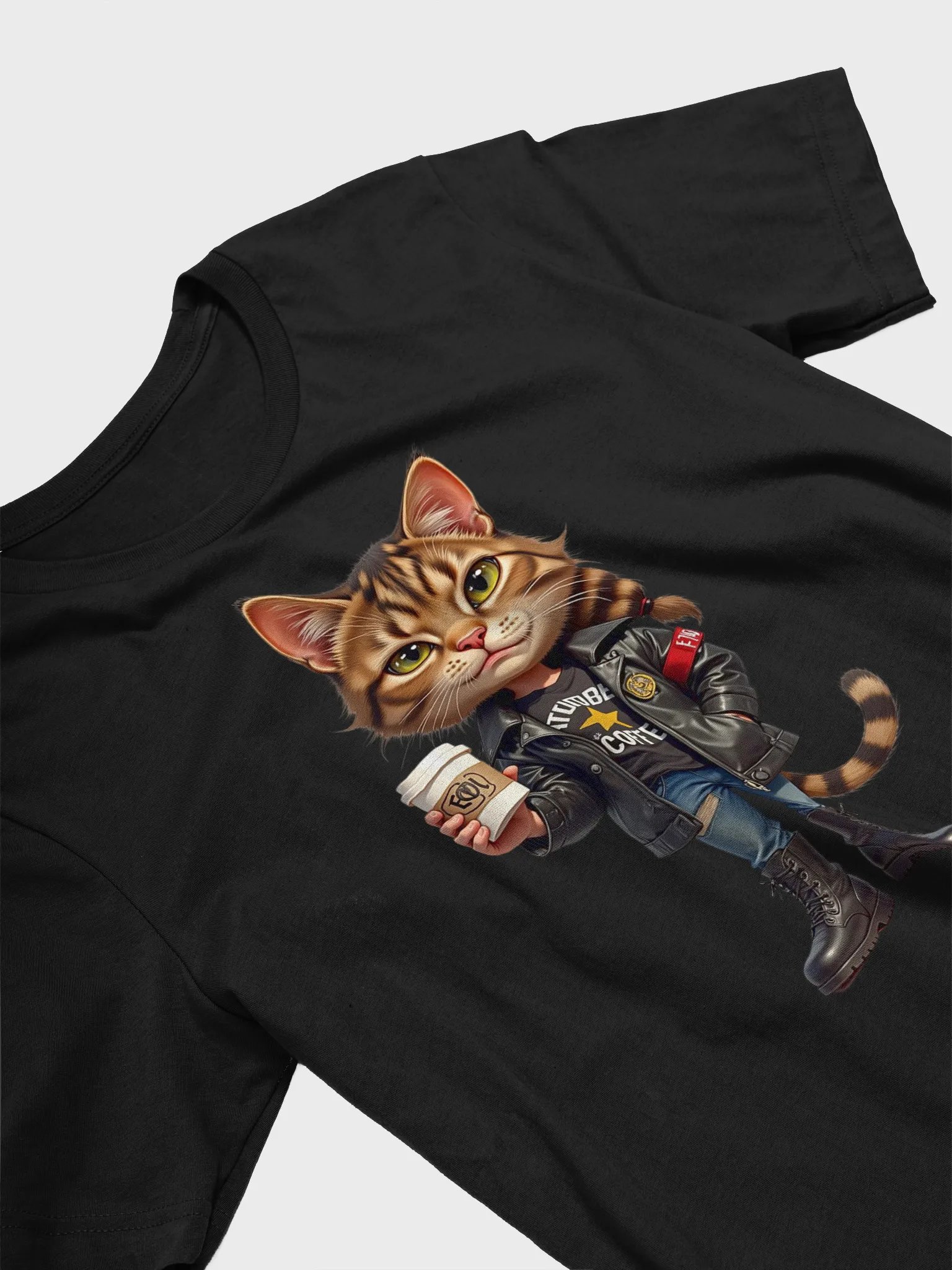 Confident Cat Street Style Tee product image (27)