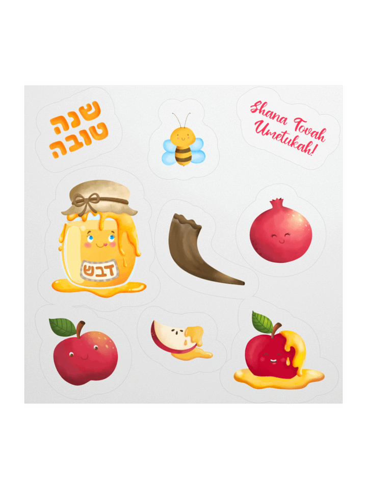 Cute Rosh Hashanah stickers product image (1)