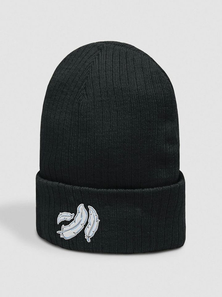 Blue Feather Light Knit Beanie product image (2)