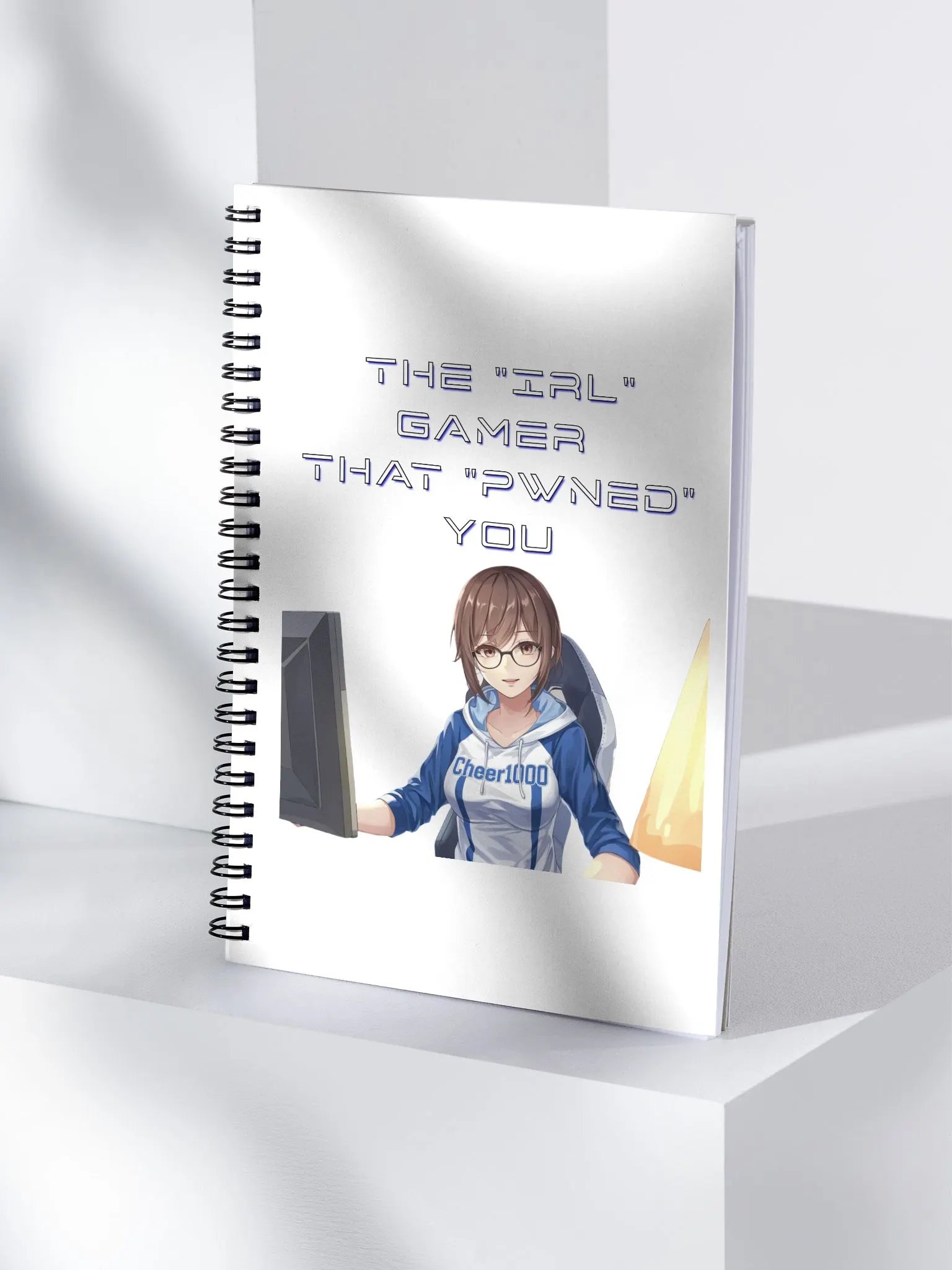The IRL Gamer That PWNED You - Girl Gamer Spiral Notebook product image (4)
