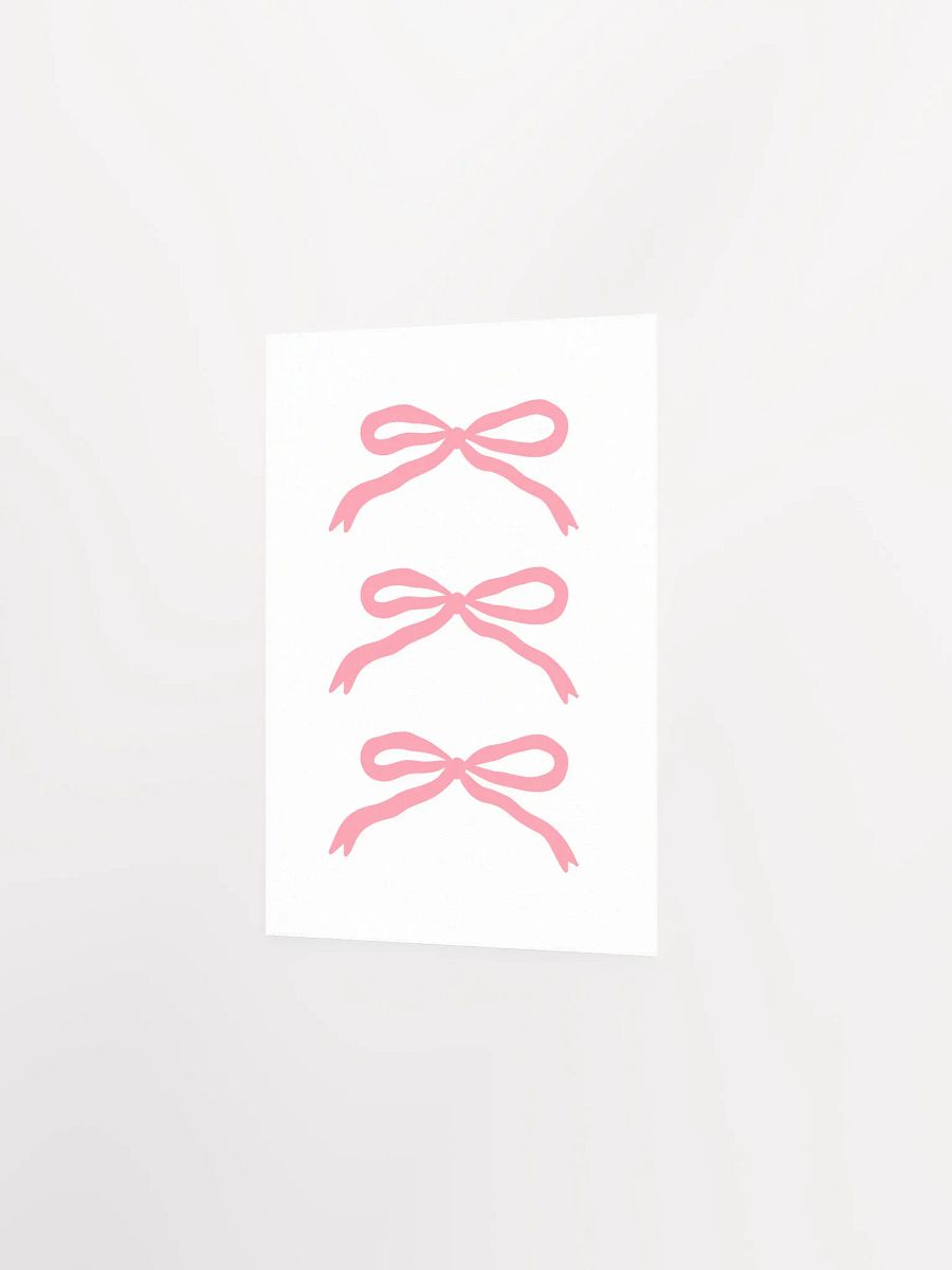 Coquette Pink Bows Print product image (4)