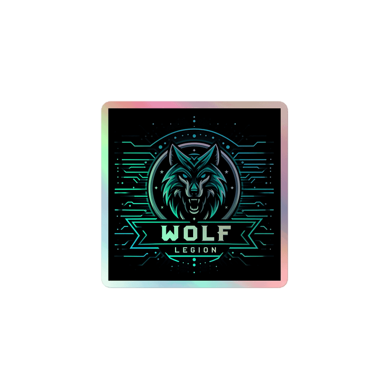 Wolf Legion Holographic Sticker Sheet