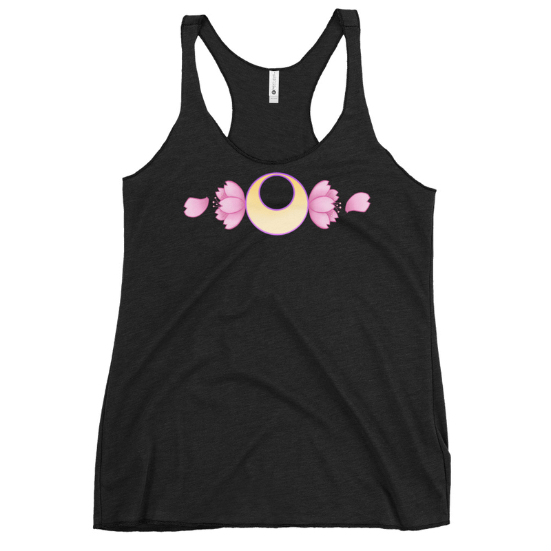 Moonie Blossom Triblend Racerback Tank product image (2)