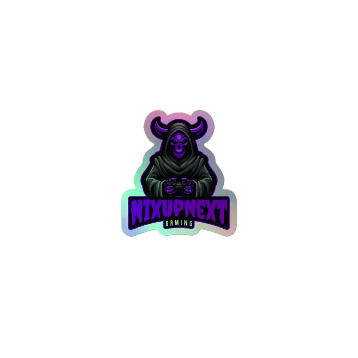 NixUpNext Gaming Holographic Sticker product image (1)