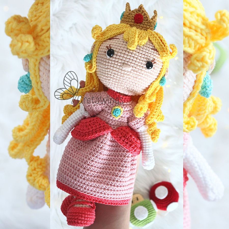 Patrón de Amigurumis de Peach (Descarga Digital) product image (4)