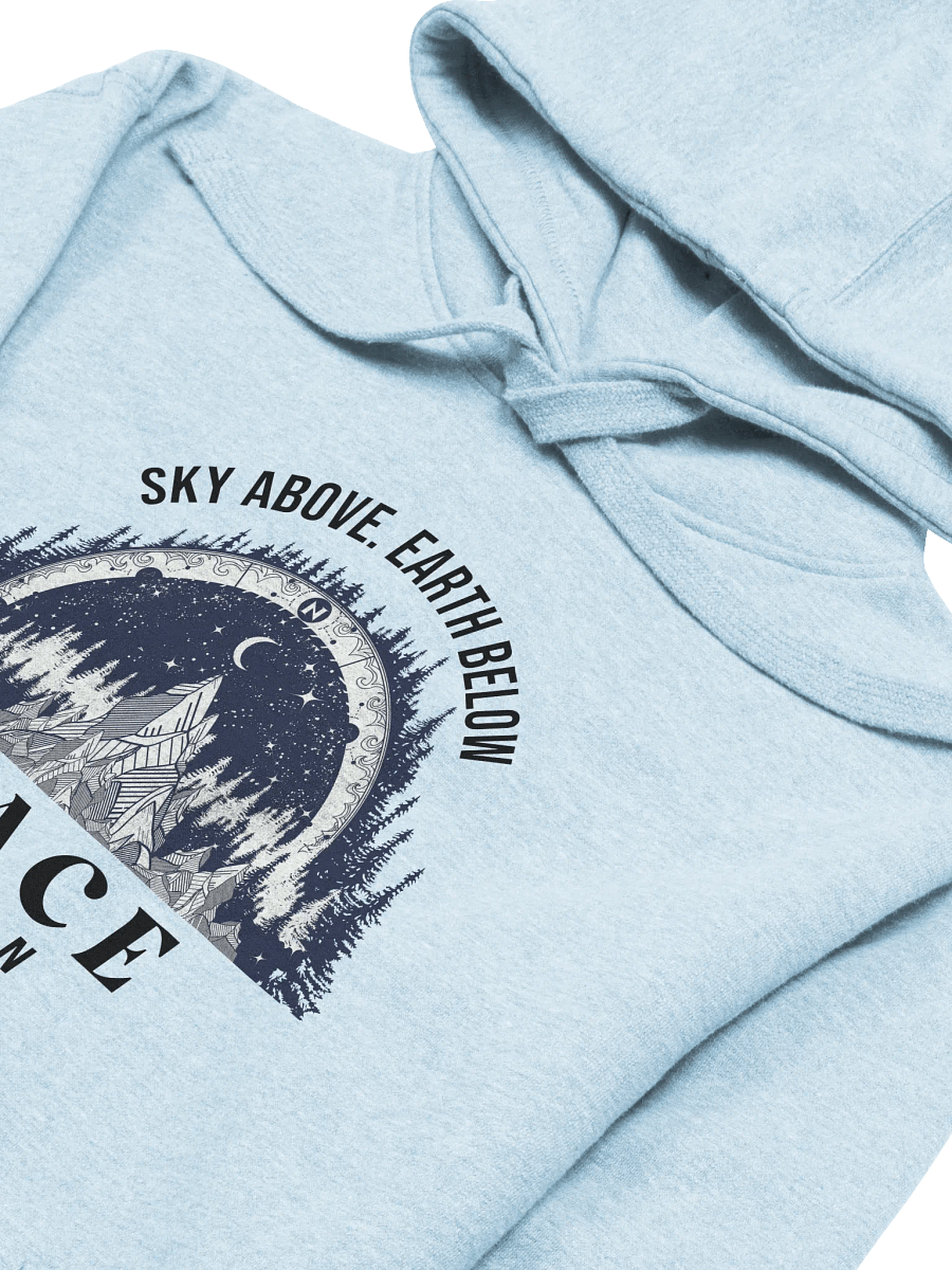 sky above earth below peace within hoodie product image (3)