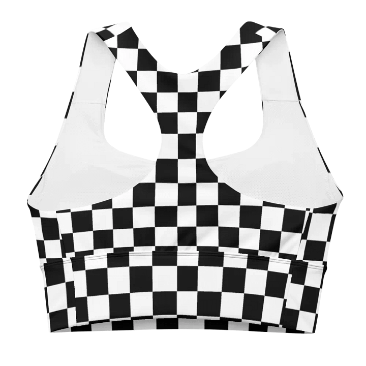 Checkered Sports Bra product image (2)