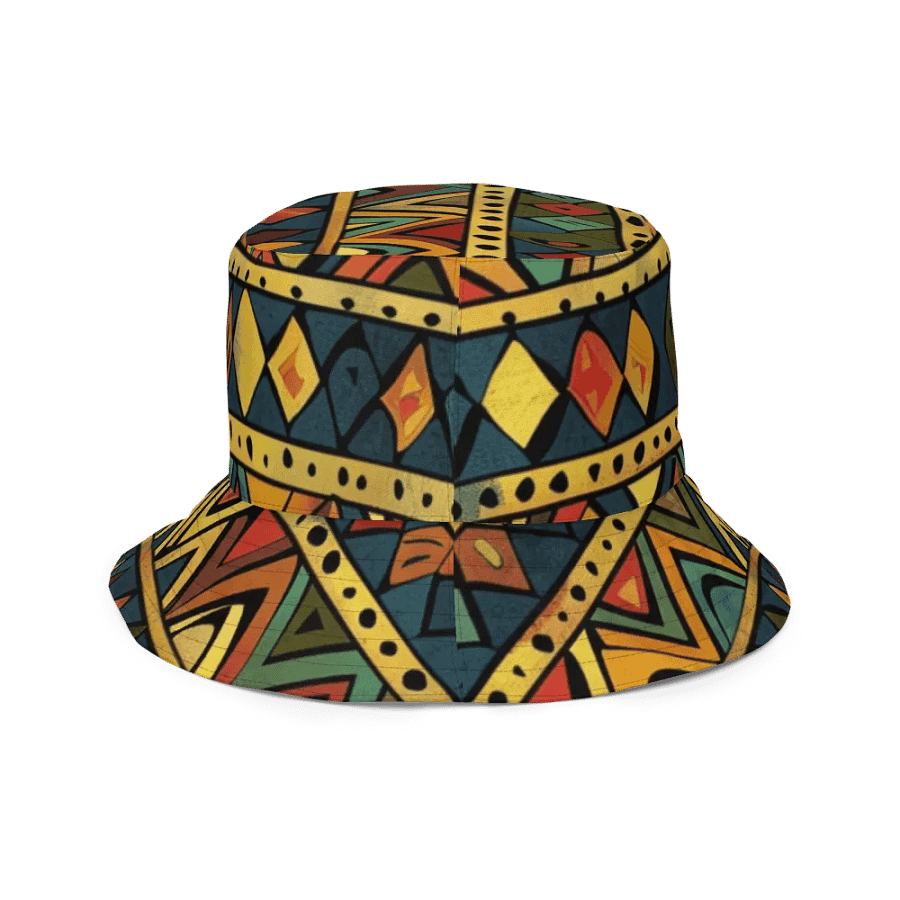 Double the Style: African Tribal Patterns Reversible Bucket Hat product image (12)