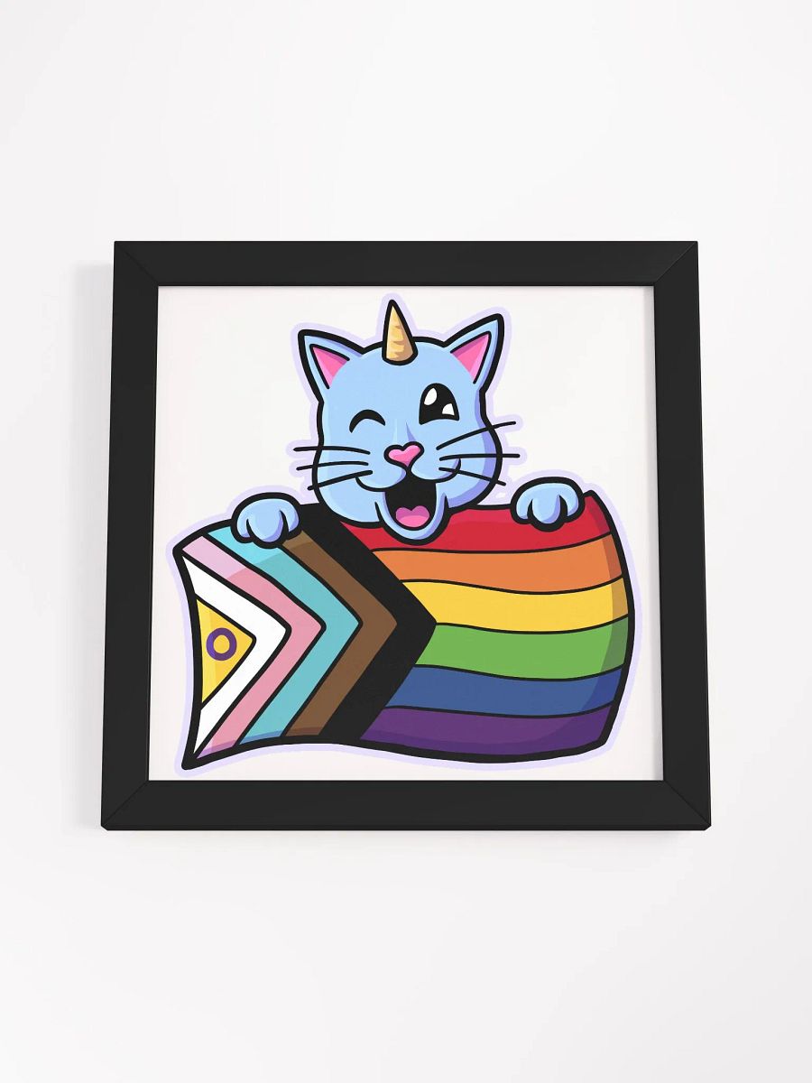 Progress Pride Kittycorn Framed Wall Art product image (31)