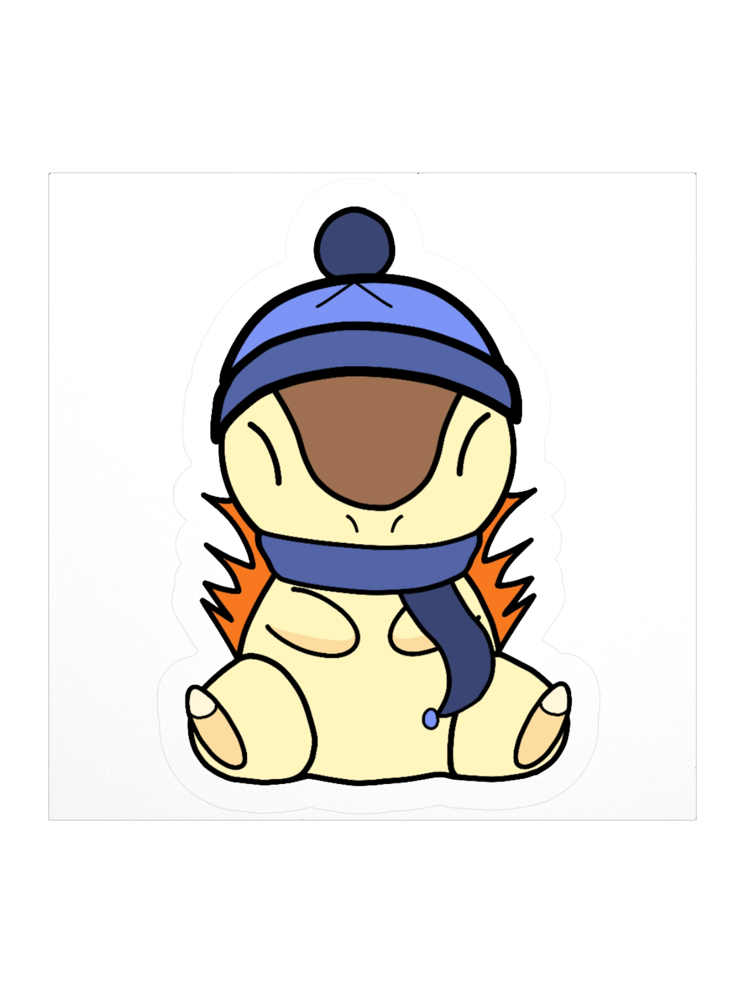 Winter Hedgehog Sticker product image (2)