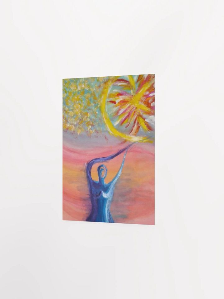 Aspiration in Blue: Matte Paper Poster product image (2)
