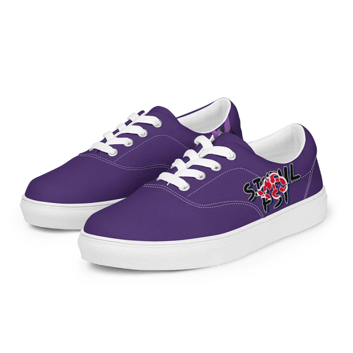 Gengar X Itachi Men's Lace-Up Canvas Shoes product image (2)