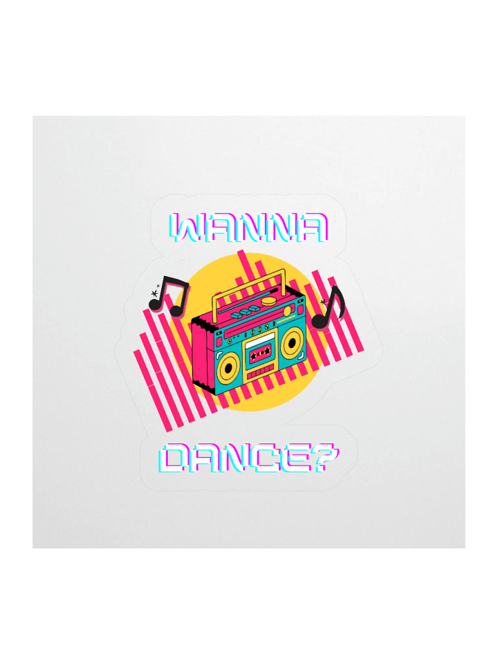 Retro Dance Party Stickers product image (1)