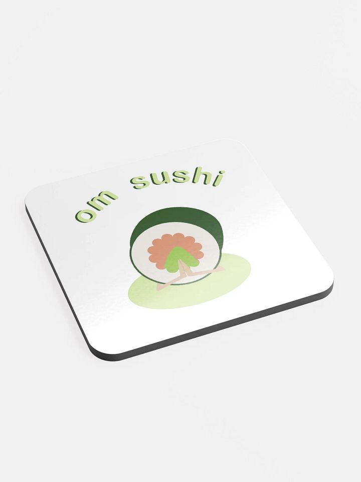 Om Sushi Kawaii Yoga Vibe Coaster product image (2)