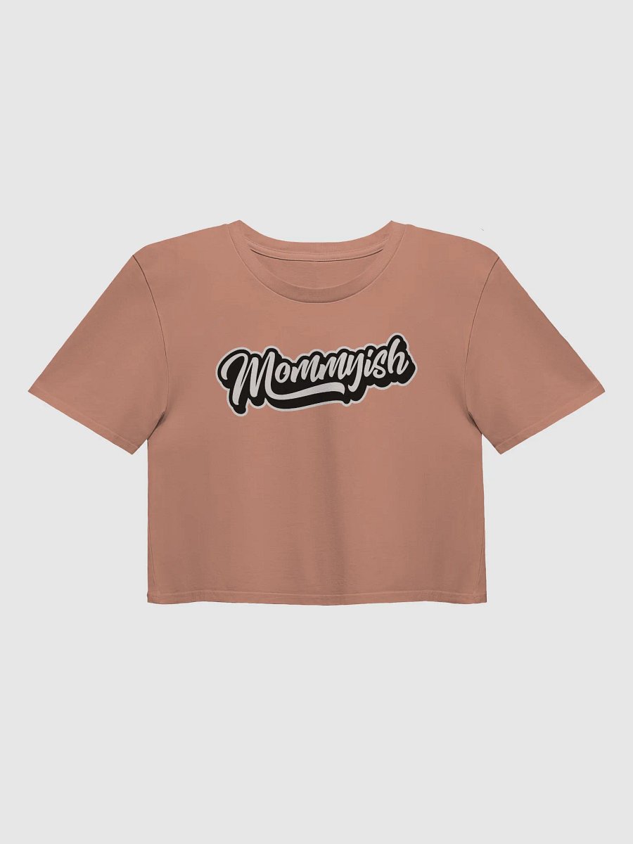 Mommyish Cursive Crop Top product image (9)