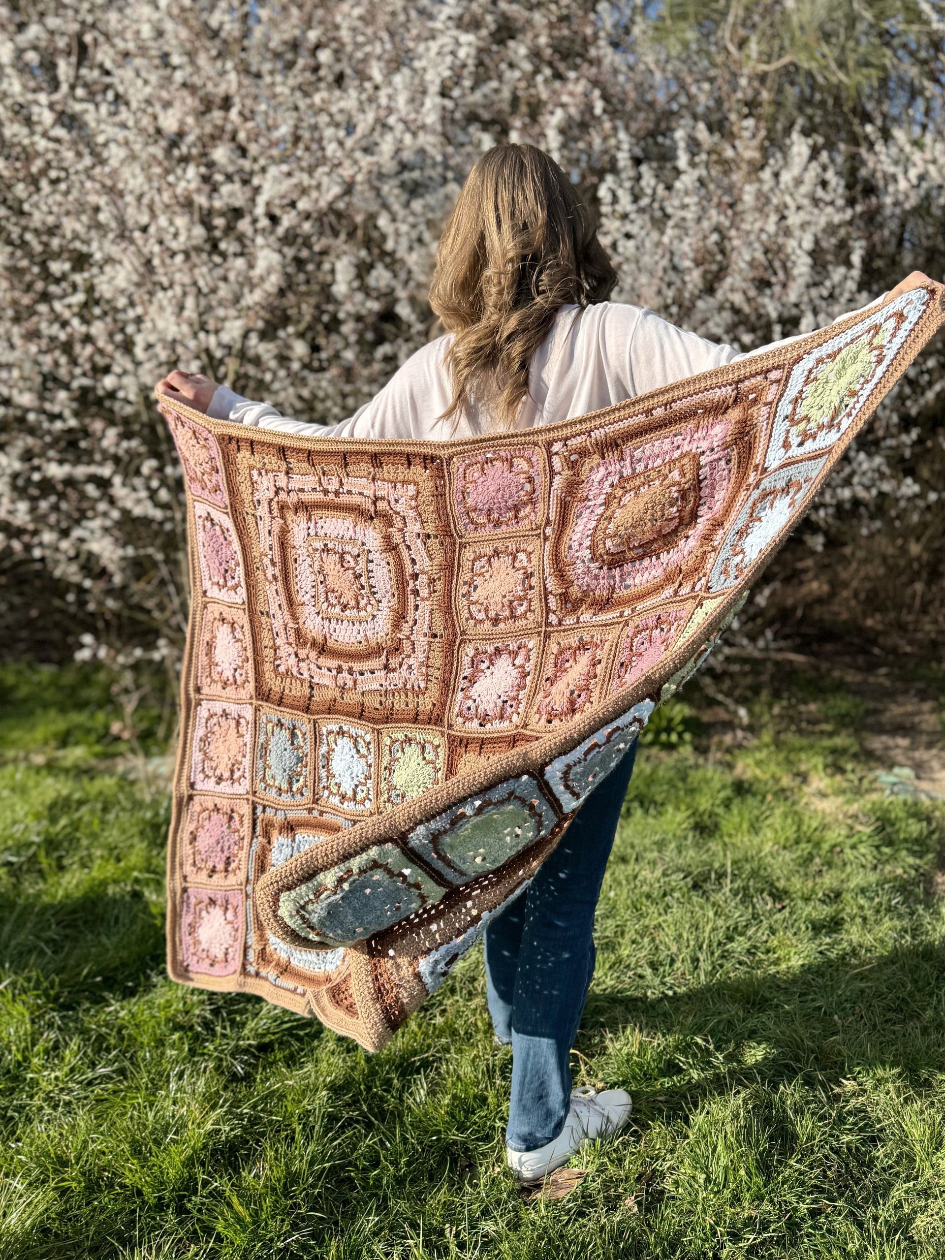 Spring Into Bloom Crochet Blanket PDF Ebook product image (6)