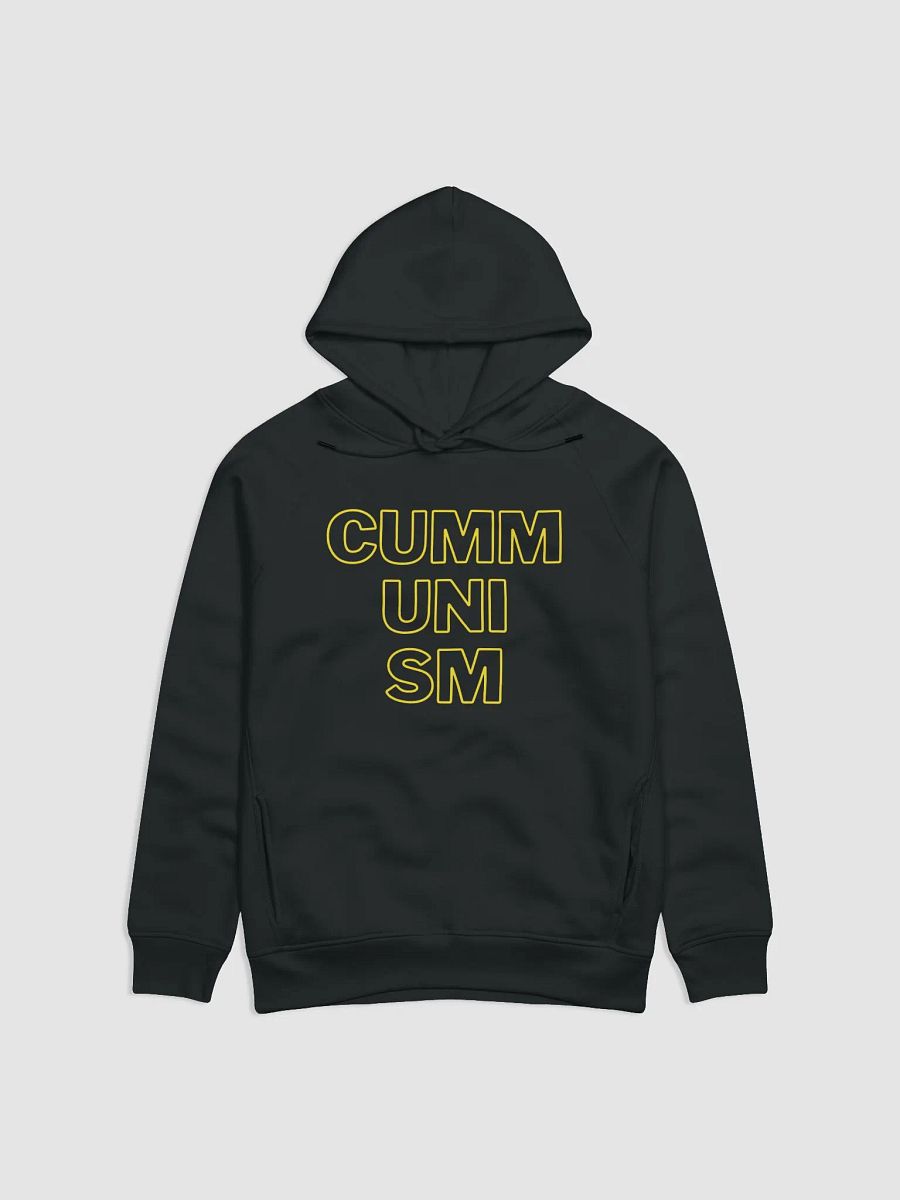 Cummunism Unisex (Eco Hoodie Yellow) - Dragos Comedy product image (1)