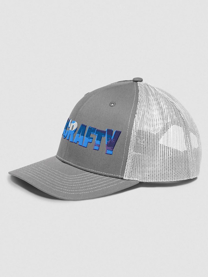 🧢 First Edition Dabcrafty Trucker Hat Gray – A Classic Look for True Fans! 🎮✨ product image (2)
