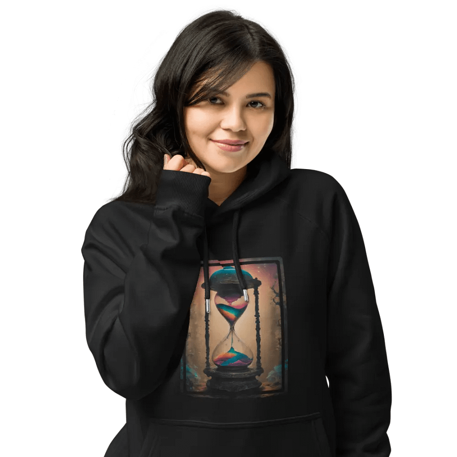 [Memento Mori] Unisex Eco Raglan Hoodie product image (16)