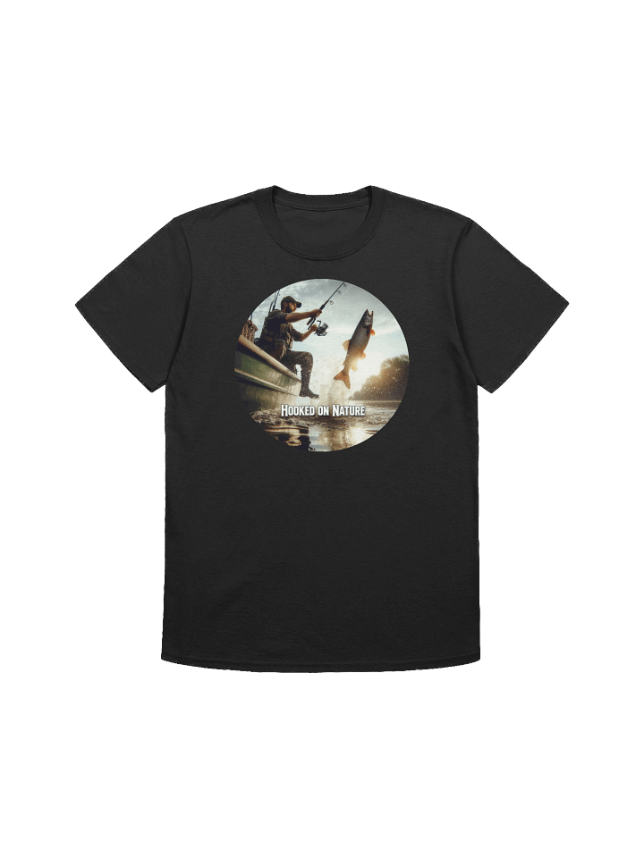 Hooked on Nature T-Shirt – Fishing Tee for Anglers, Outdoorsmen & Nature Lovers product image (5)
