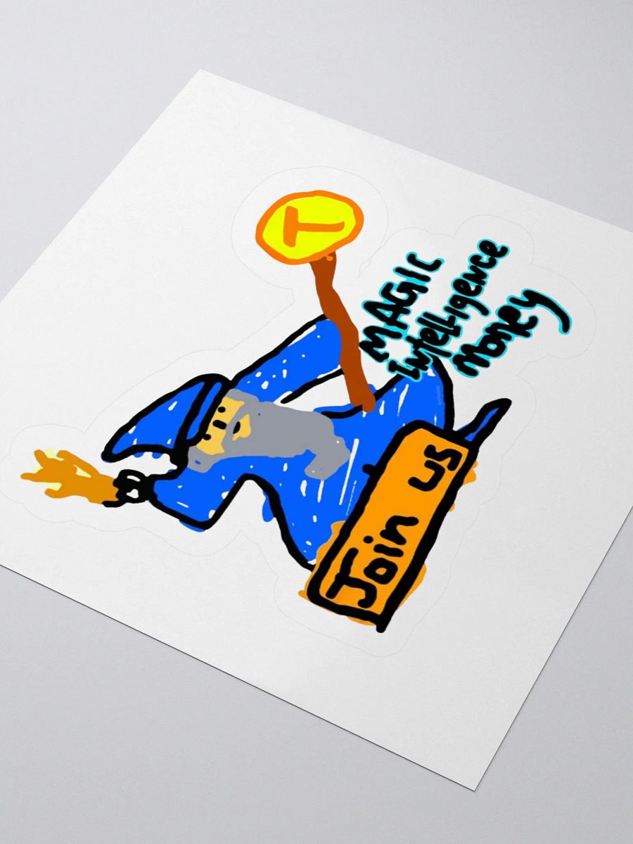 MAGIC INTELLIGENCE MONEY Sticker product image (8)