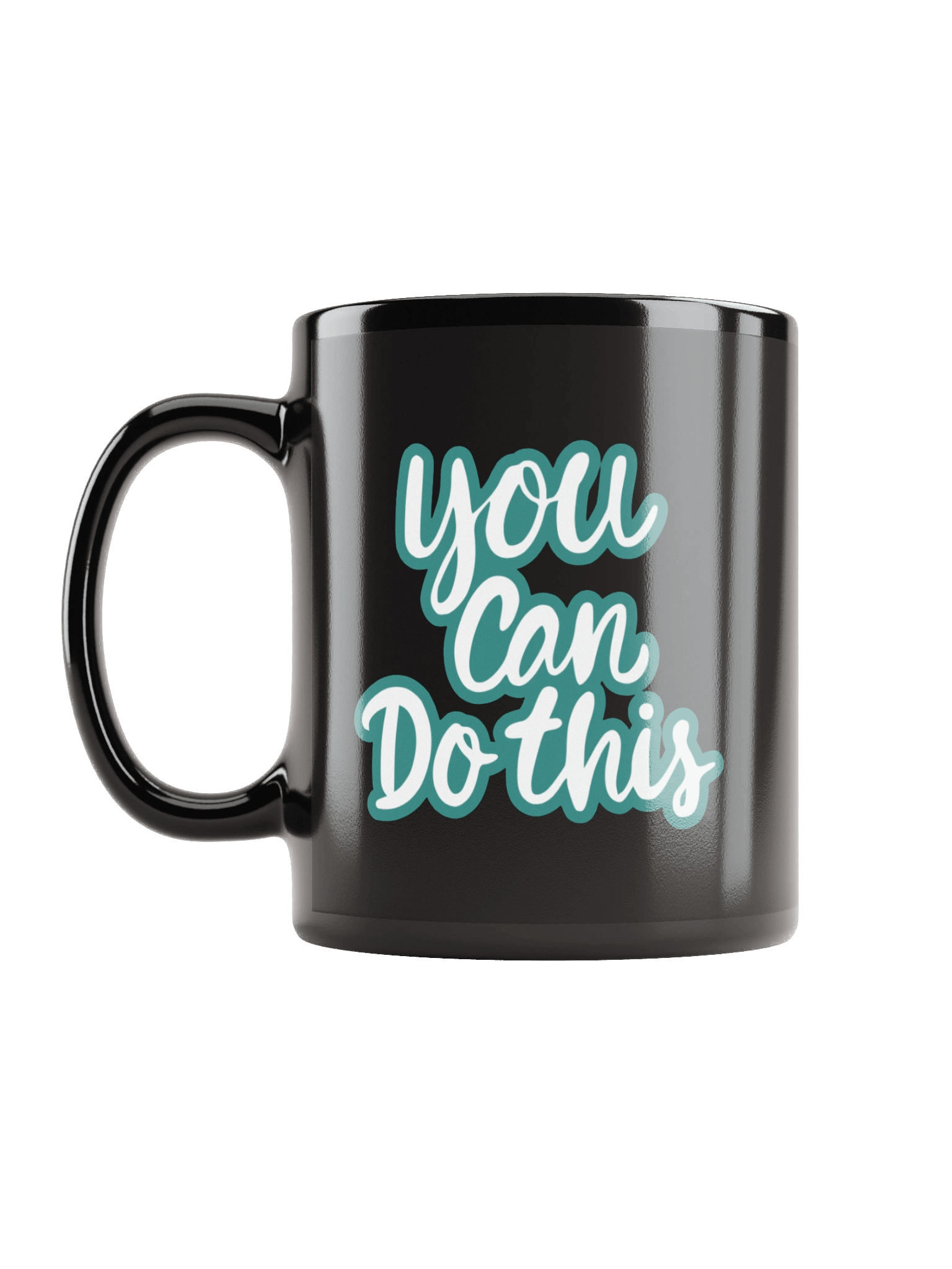 You Can Do This Quote Black Coffee Mug product image (2)
