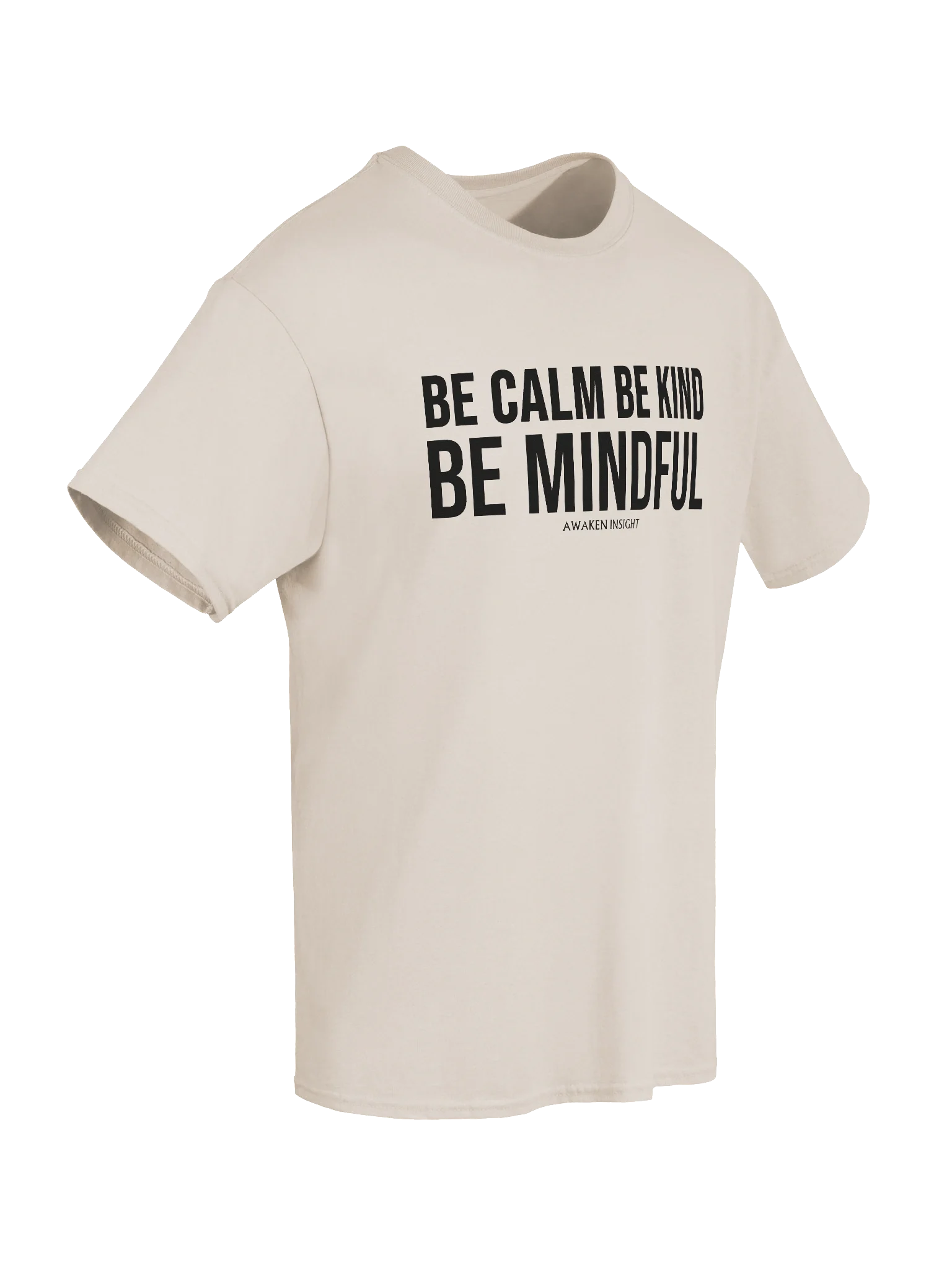 BE MINDFUL T-Shirt (Black Print) product image (6)