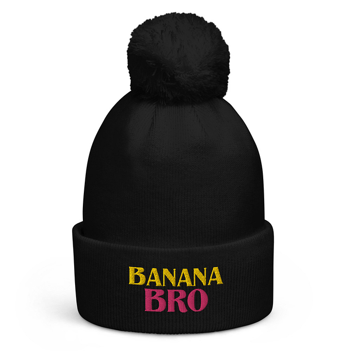 Banana Bro pom pom beanie product image (2)