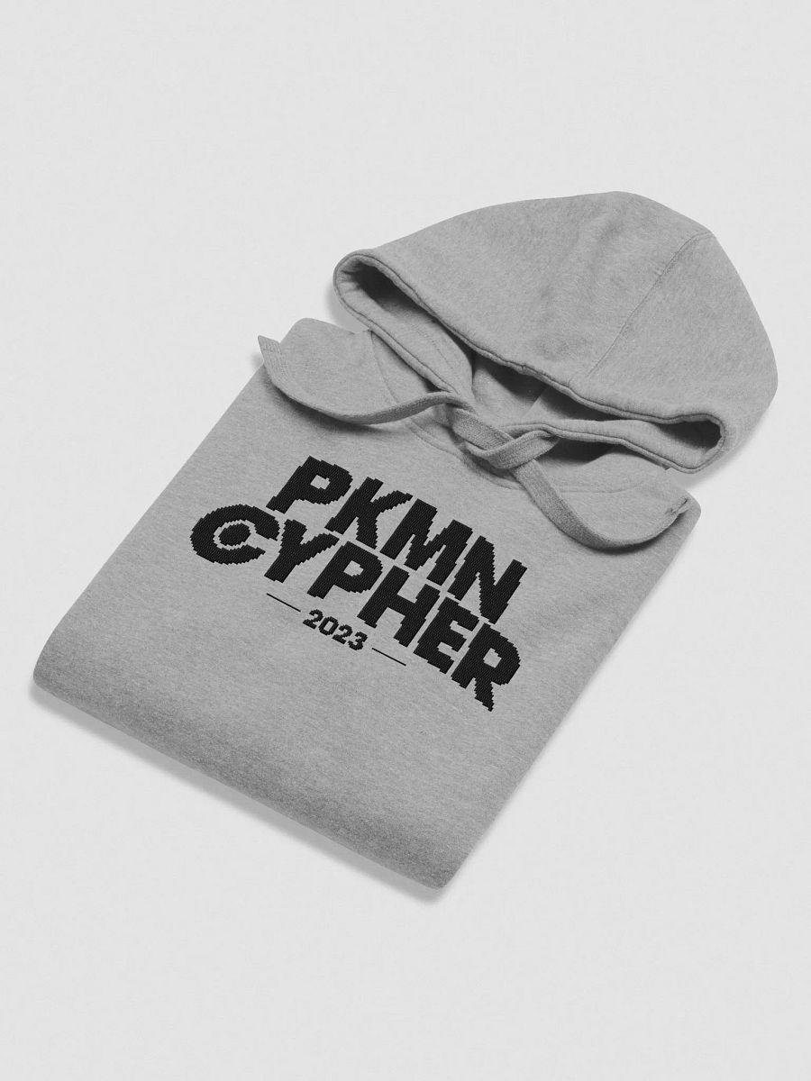 Cypher Logo Hoodie (Black Embroidered) product image (5)