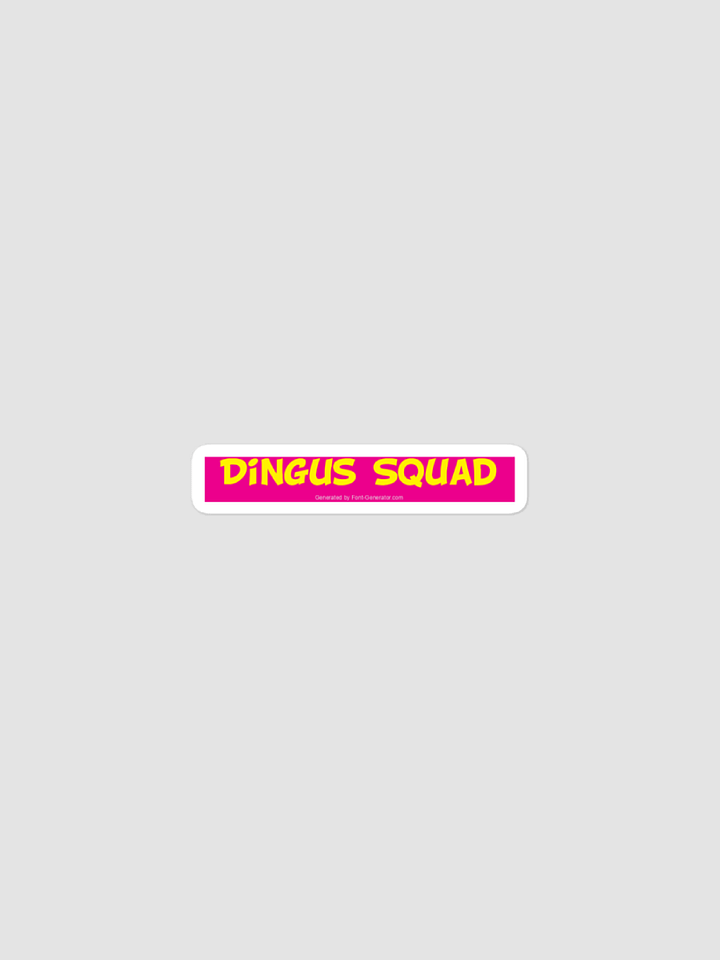 Dingus Squad Pink and Yellow Sticker product image (1)