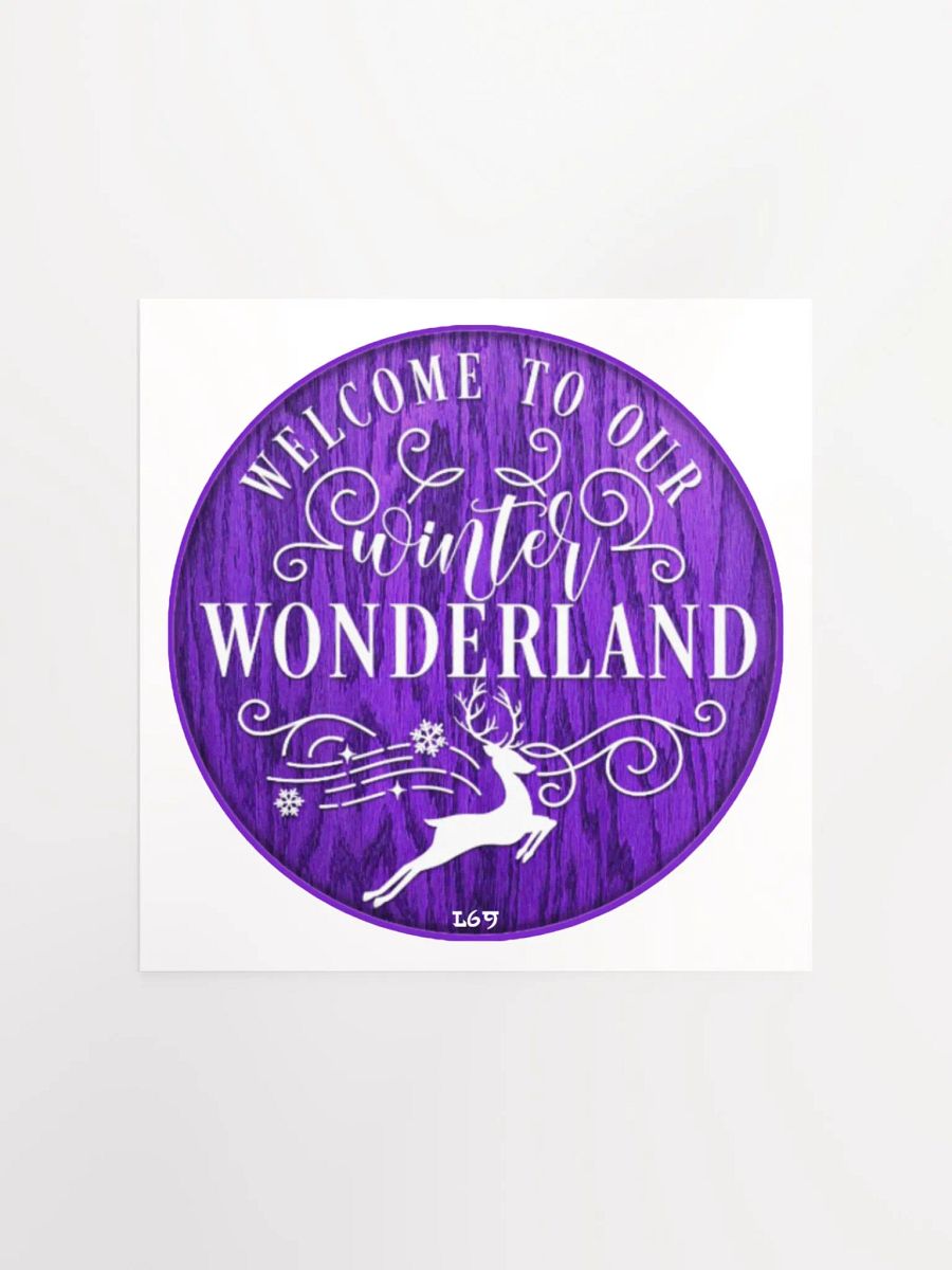 WELCOME TO OUR WINTER WONDERLAND product image (3)