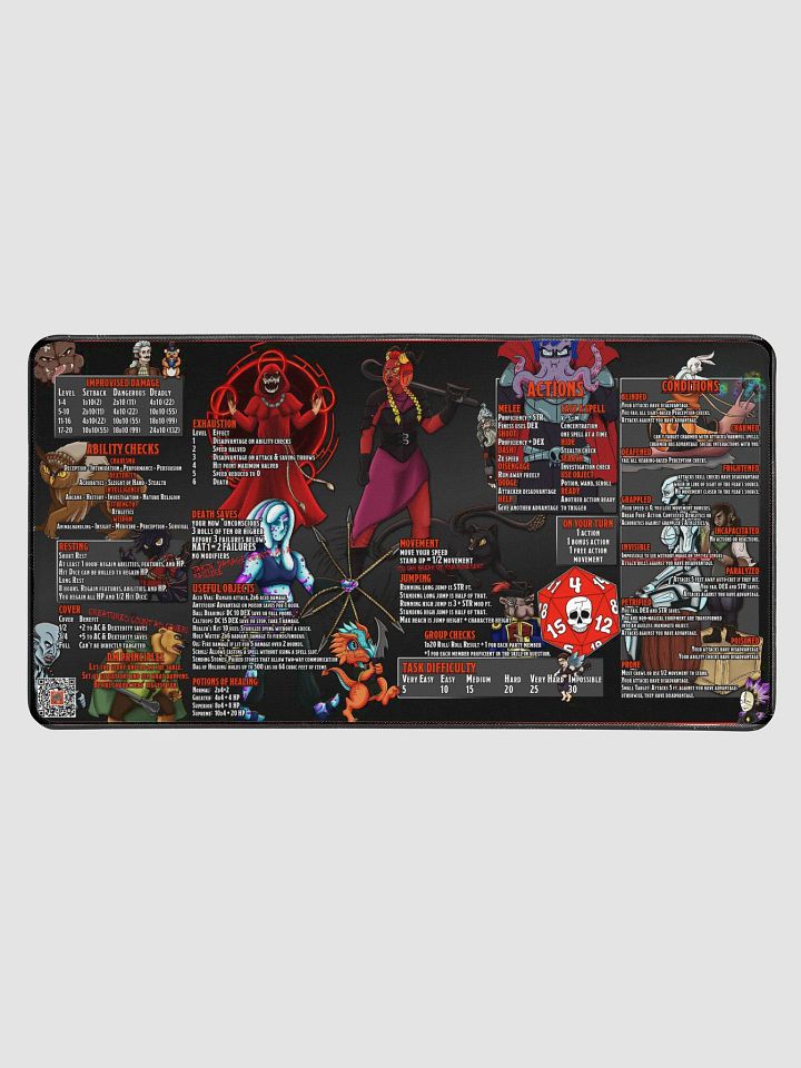 D20 Desk Mat – Grouch Couch Edition product image (1)
