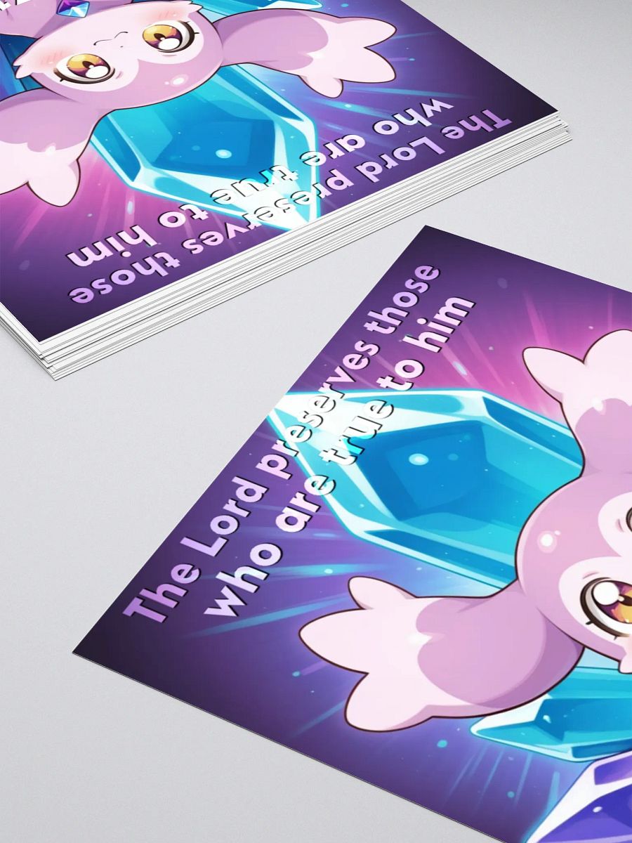 Bible Cuties Violet - The Lord preserves those who are true to him product image (7)