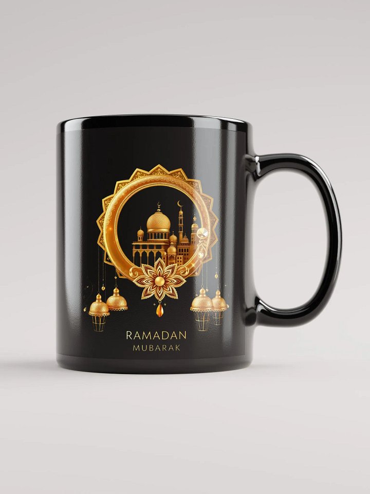 Ramadan Mubarak Black Mug product image (2)