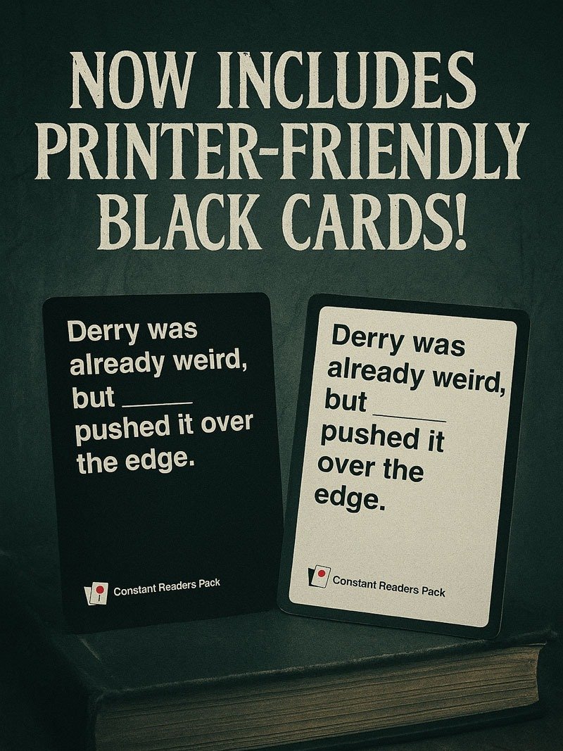 Constant Reader Pack - Cards Against Humanity Expansion PDF (unofficial) product image (3)