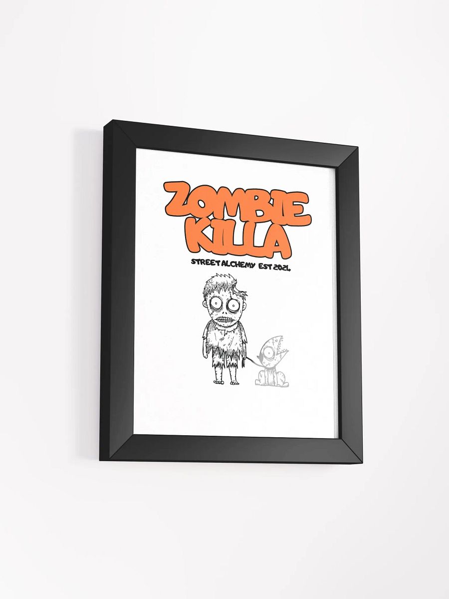 ZK POSTER in Ayous Wood Frame product image (2)